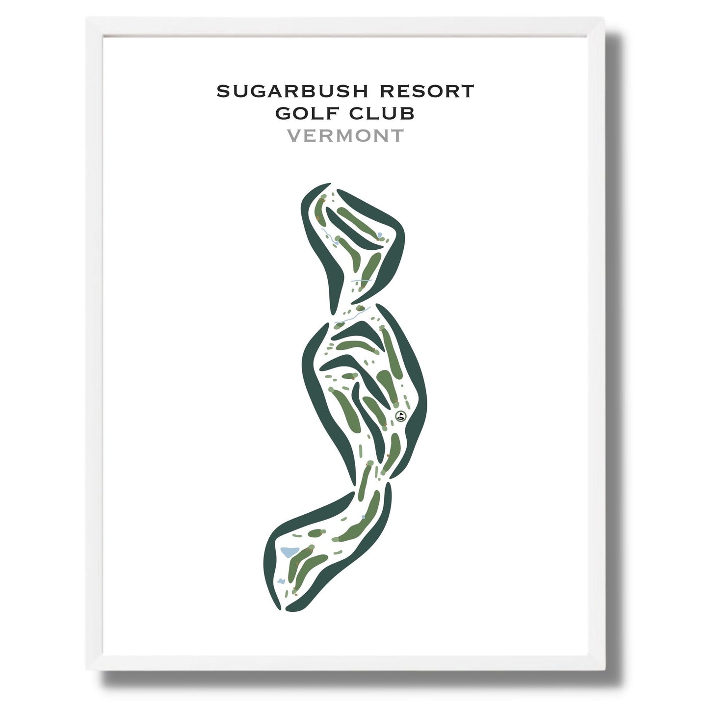 Sugarbush Resort Golf Club, Vermont - Printed Golf Courses