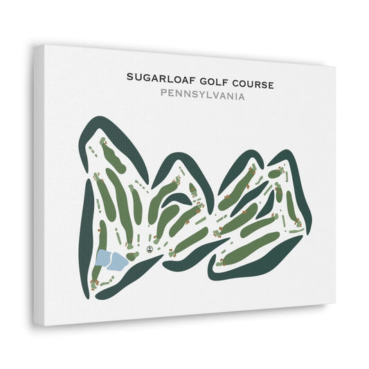Sugarloaf Golf Club, Pennsylvania - Printed Golf Courses