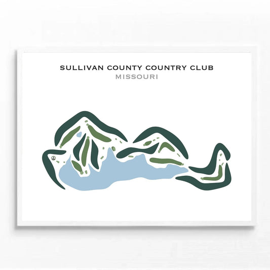Sullivan County Country Club, Missouri - Printed Golf Courses