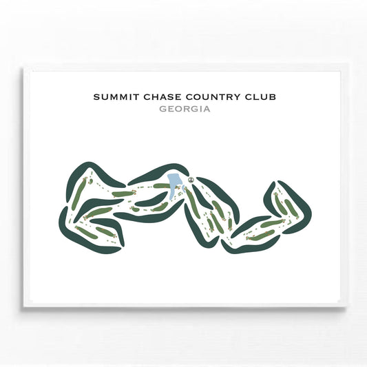 Summit Chase Country Club, Georgia - Printed Golf Courses