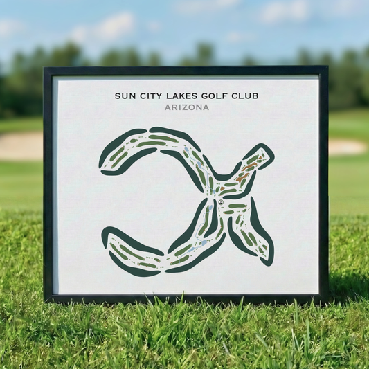 Sun City Lakes Golf Club, Arizona - Printed Golf Courses
