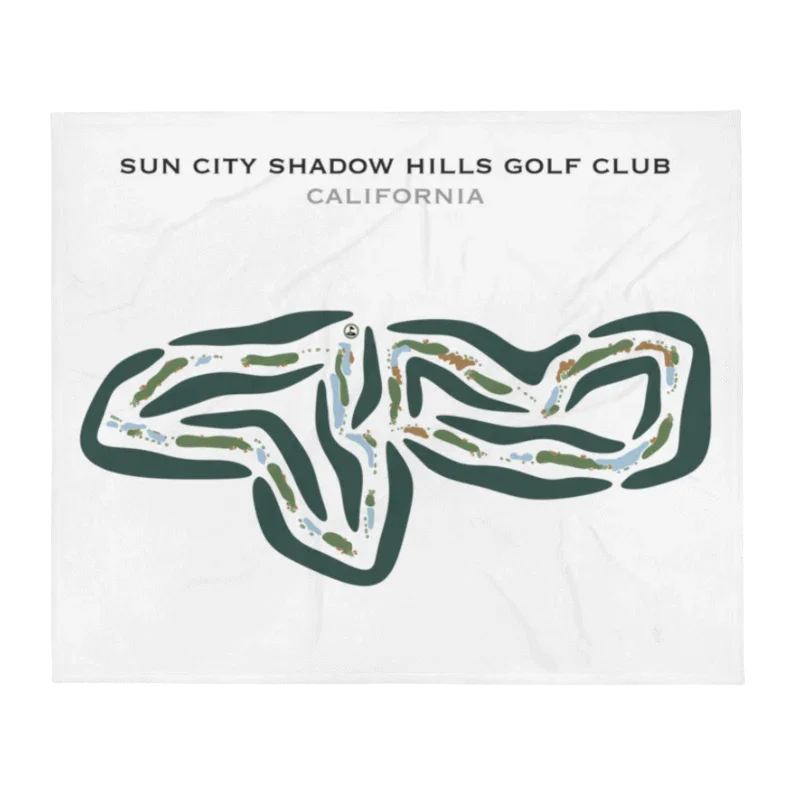 Sun City Shadow Hills Golf Club, California - Printed Golf Courses