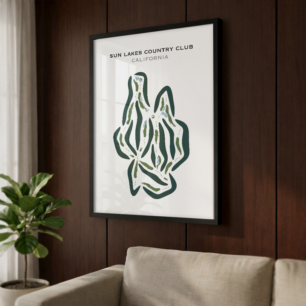 Sun Lakes Country Club, California - Printed Golf Courses