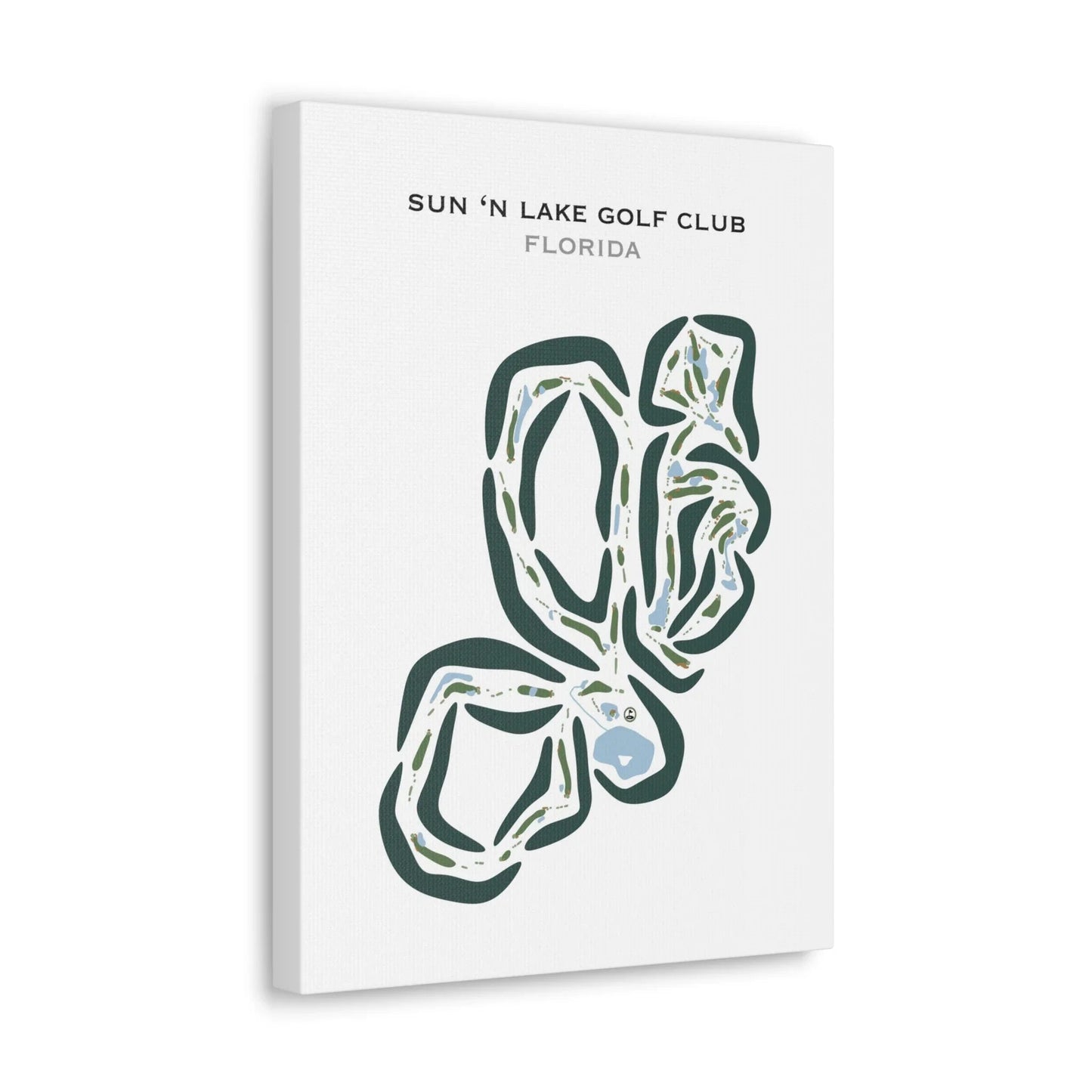 Sun 'N Lake Golf Club, Florida - Printed Golf Courses