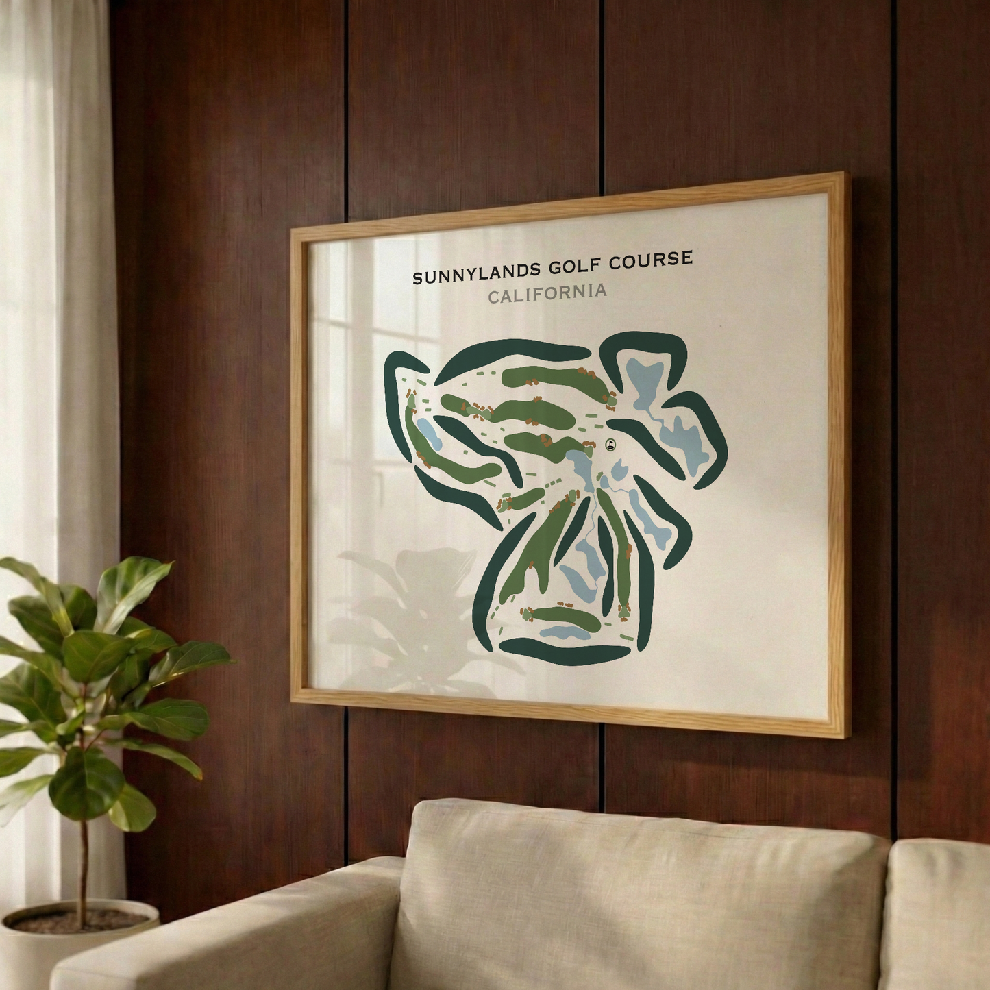 Sunnylands Golf Course, California - Printed Golf Courses