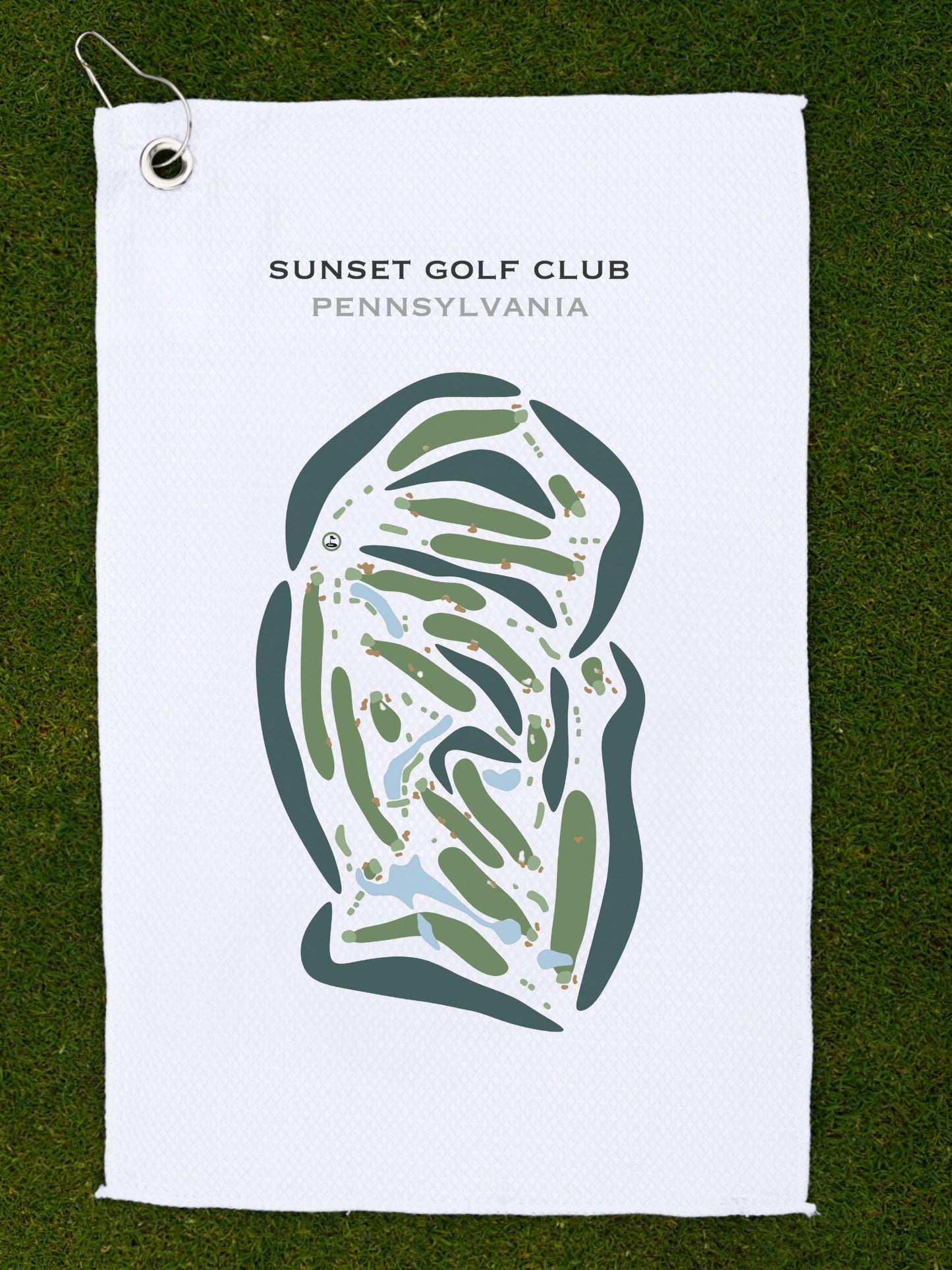 Sunset Golf Club, Pennsylvania - Printed Golf Courses