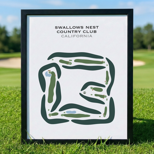 Swallows Nest Country Club, California - Printed Golf Courses