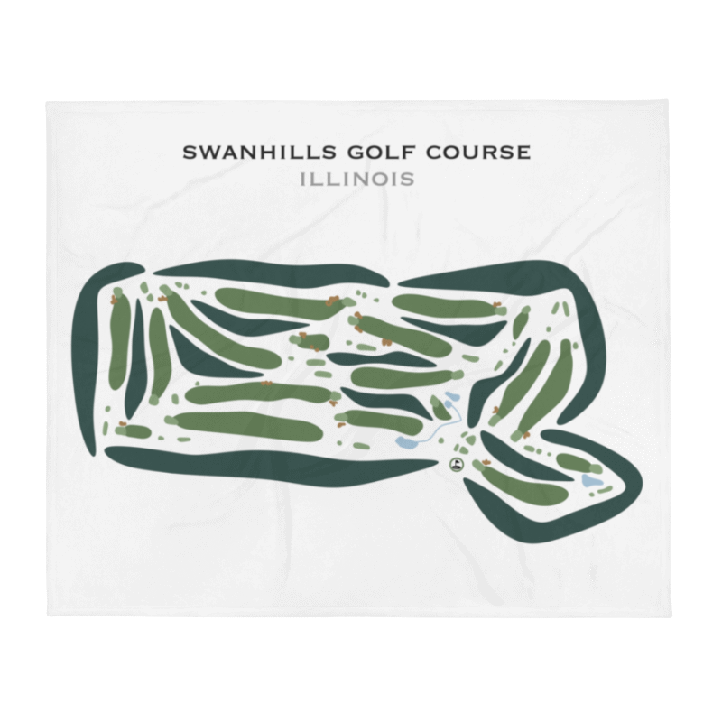 Swanhills Golf Course, Illinois - Printed Golf Courses