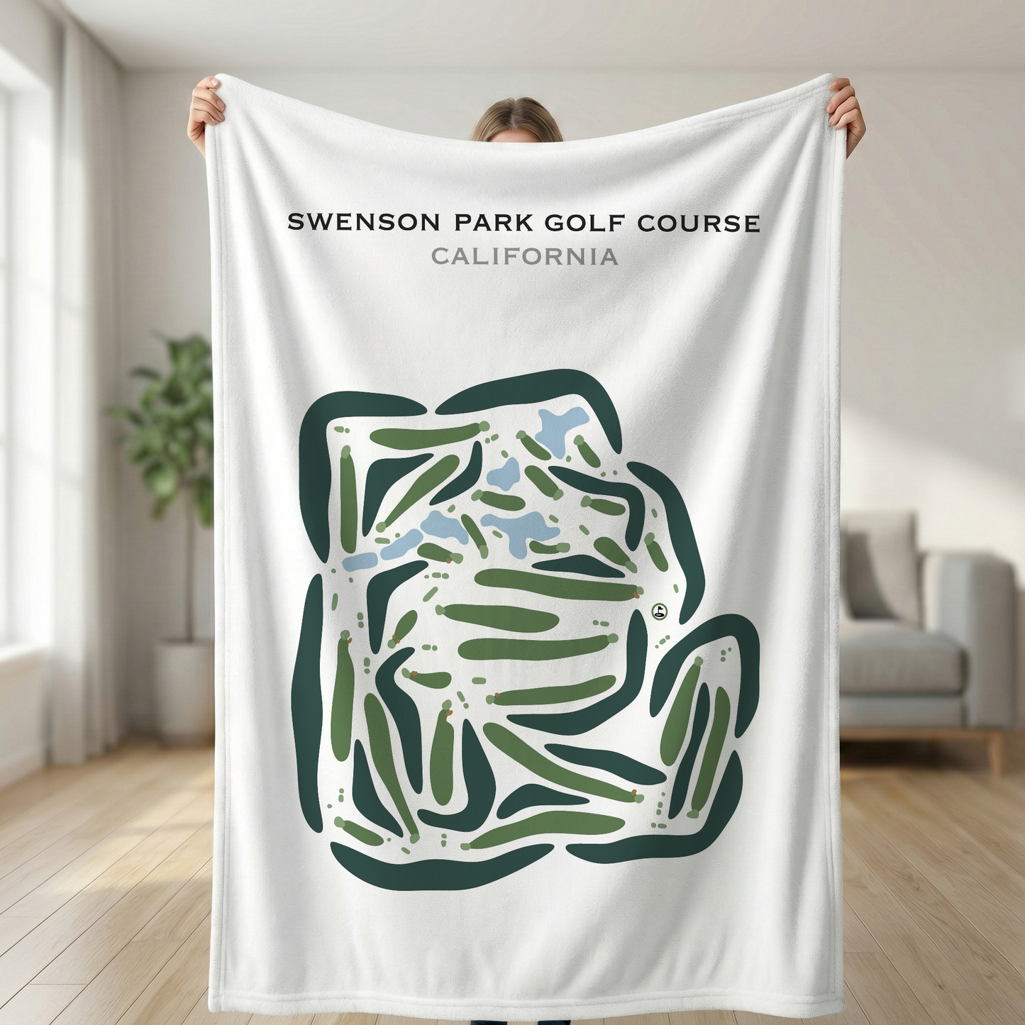 Swenson Park Golf Course, California - Printed Golf Courses