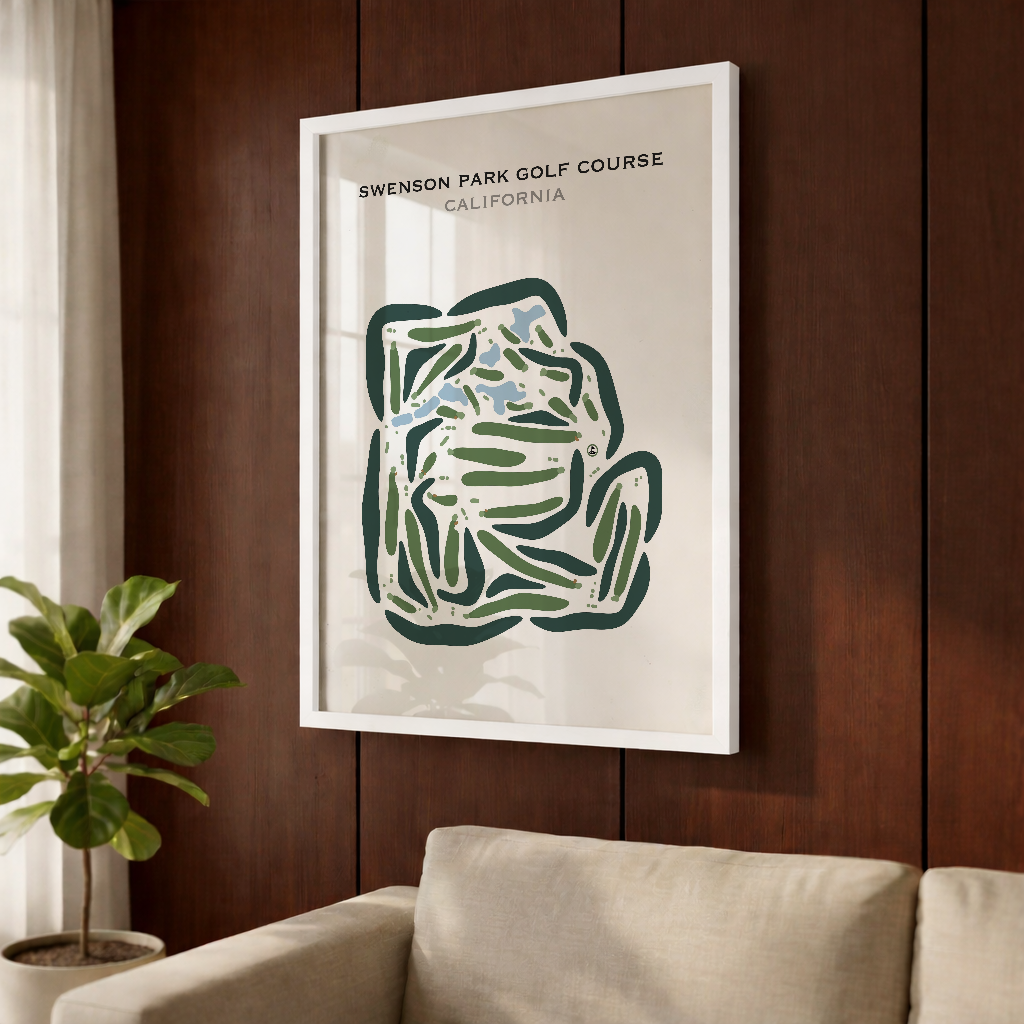 Swenson Park Golf Course, California - Printed Golf Courses