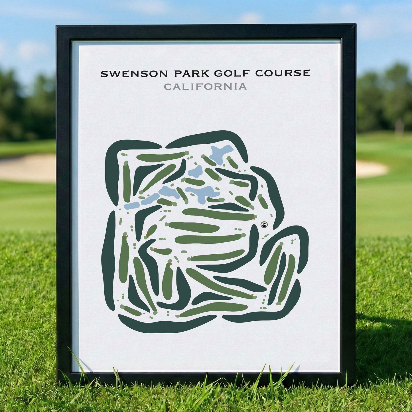 Swenson Park Golf Course, California - Printed Golf Courses