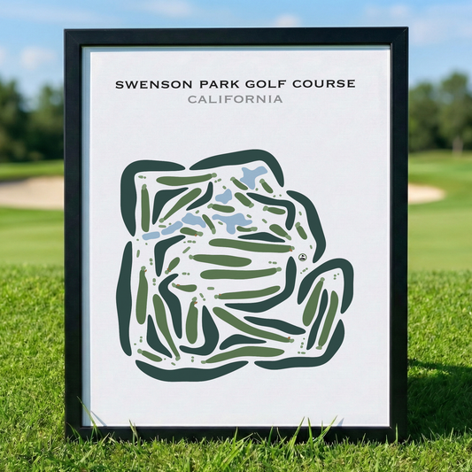 Swenson Park Golf Course, California - Printed Golf Courses