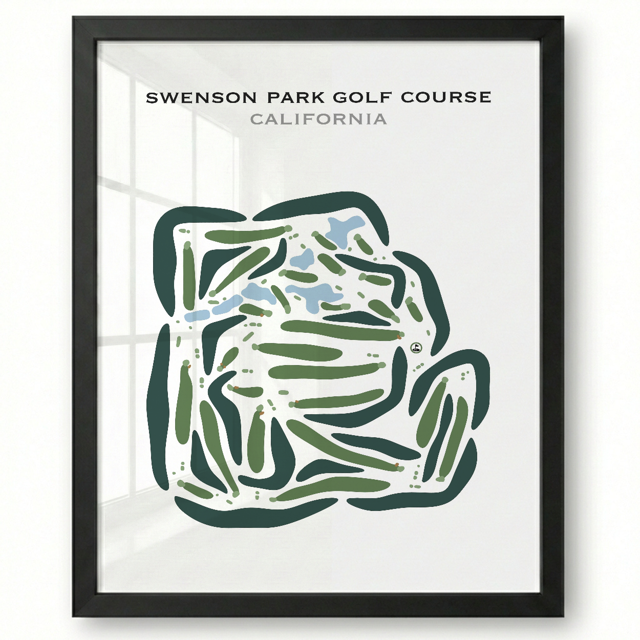 Swenson Park Golf Course, California - Printed Golf Courses