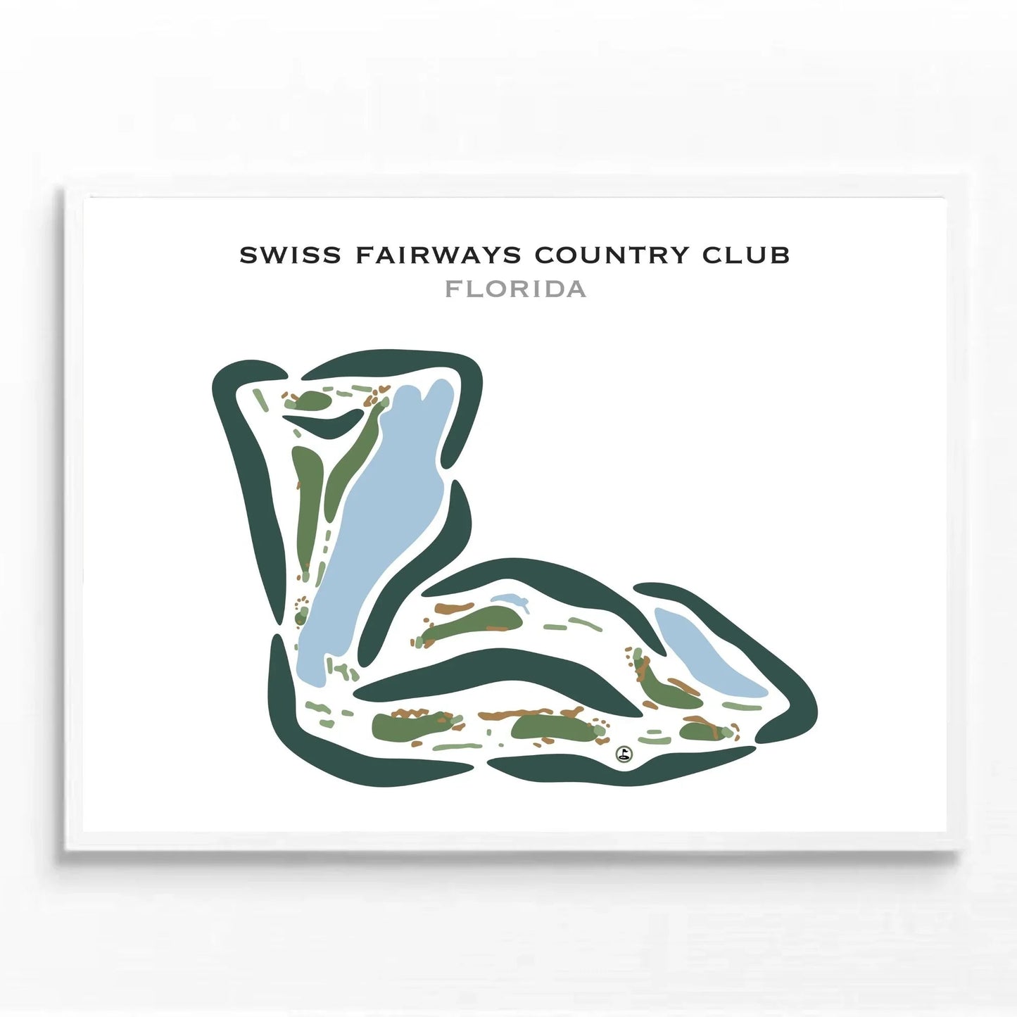Swiss Fairways Country Club, Florida - Printed Golf Courses