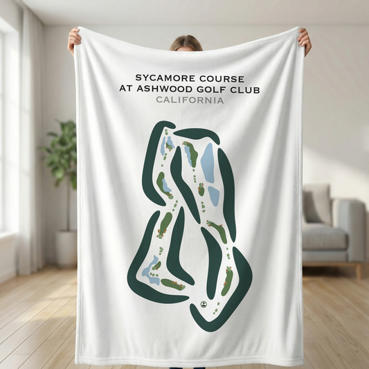 Sycamore Course at Ashwood Golf Club, California - Printed Golf Courses