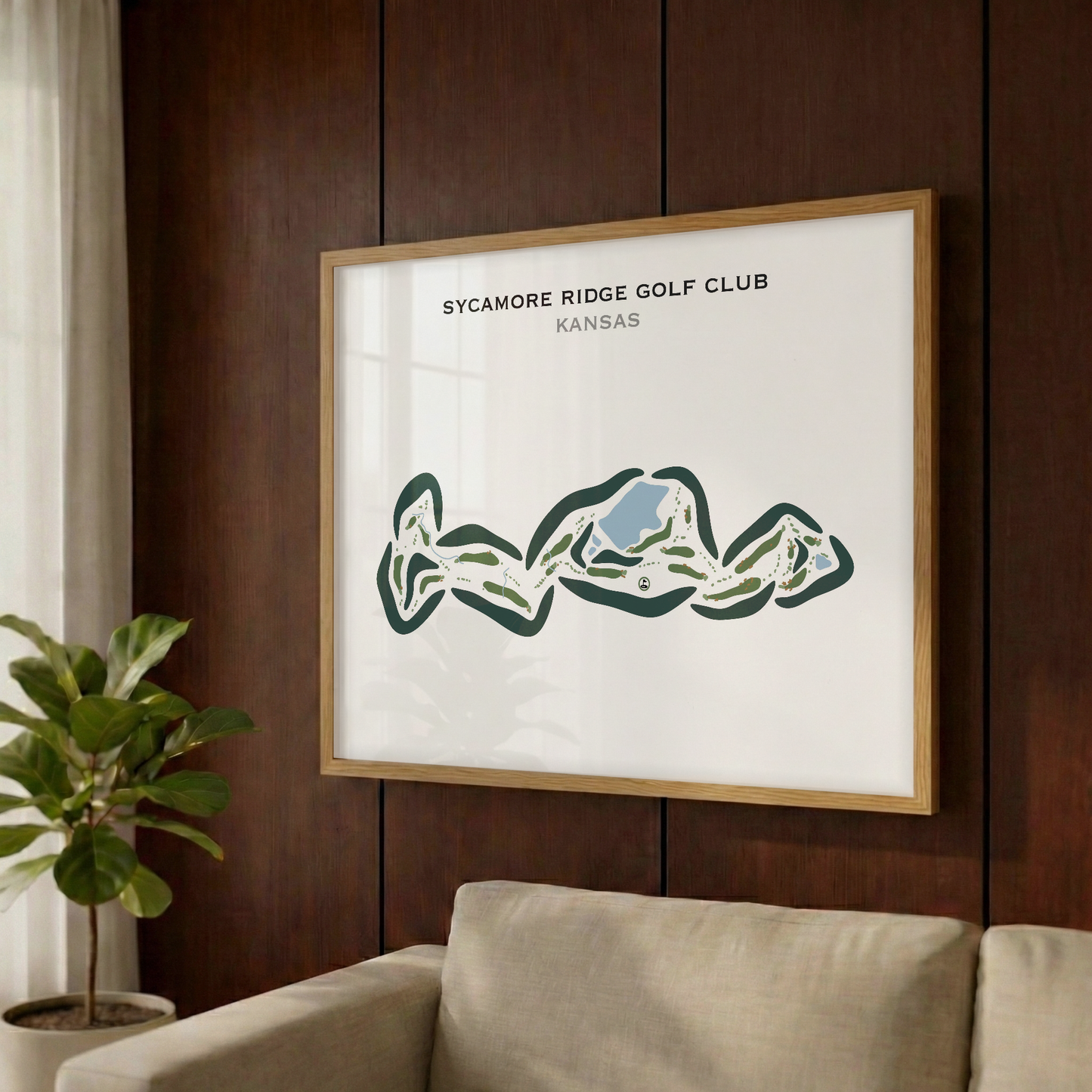 Sycamore Ridge Golf Club, Kansas - Printed Golf Courses