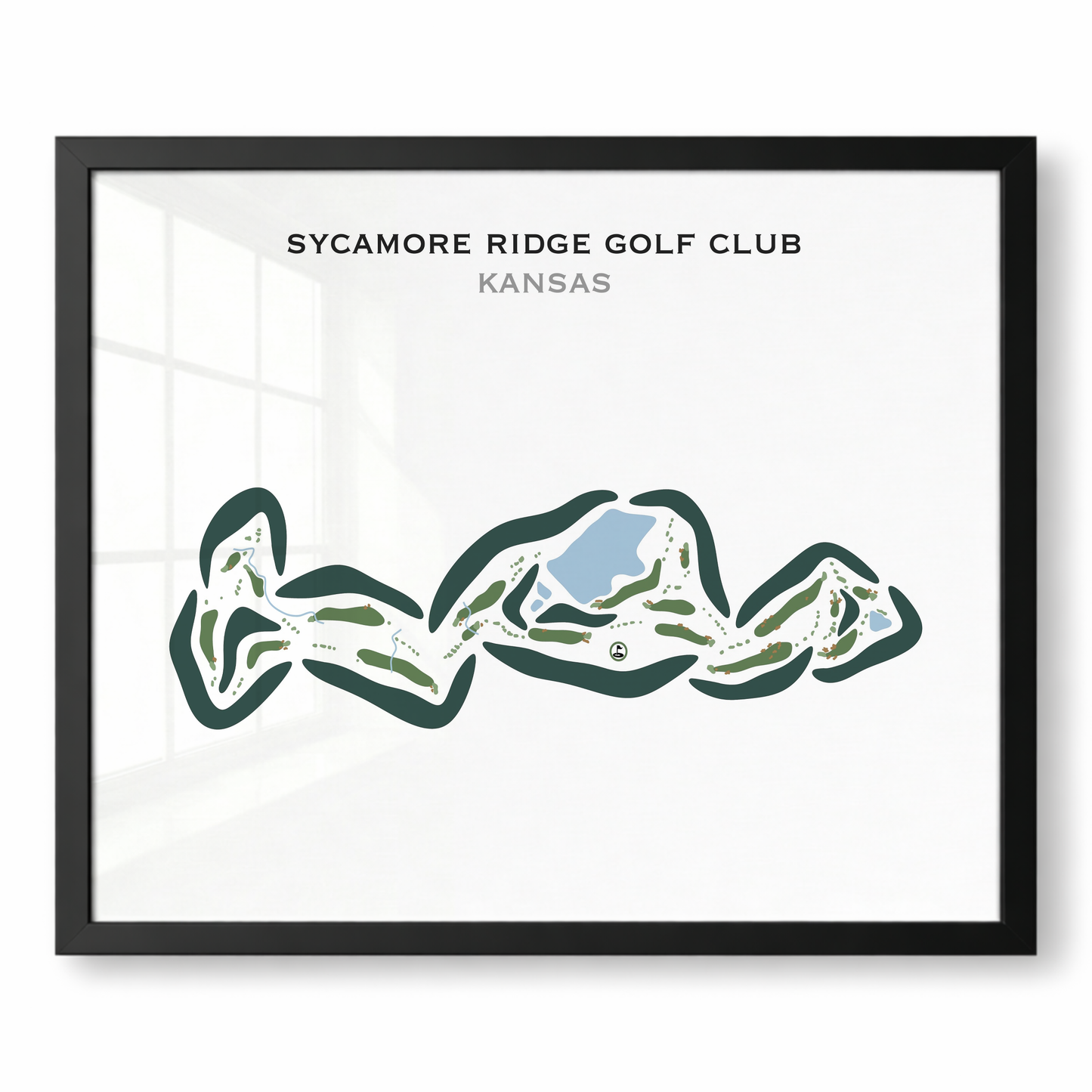 Sycamore Ridge Golf Club, Kansas - Printed Golf Courses