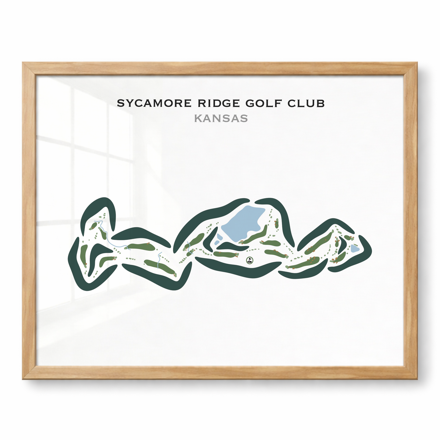 Sycamore Ridge Golf Club, Kansas - Printed Golf Courses