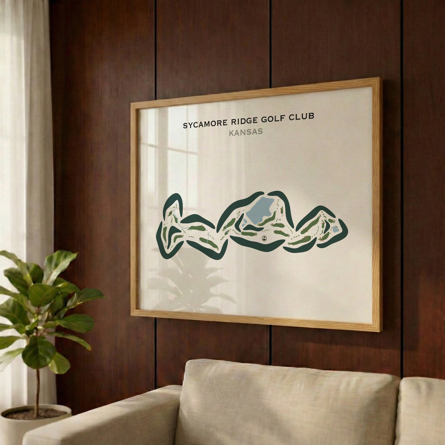 Sycamore Ridge Golf Club, Kansas - Printed Golf Courses