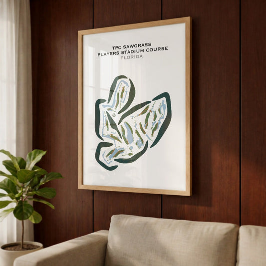 TPC Sawgrass, THE PLAYERS Stadium Course, Florida - Printed Golf Courses
