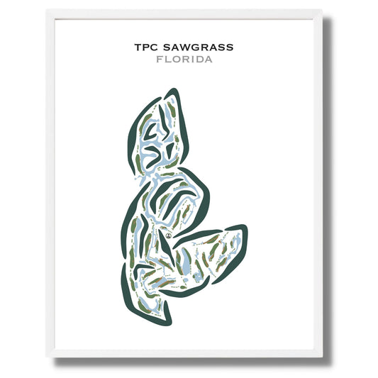 TPC Sawgrass - Dye's Valley Course and The Players Stadium Courses, Florida - Printed Golf Courses