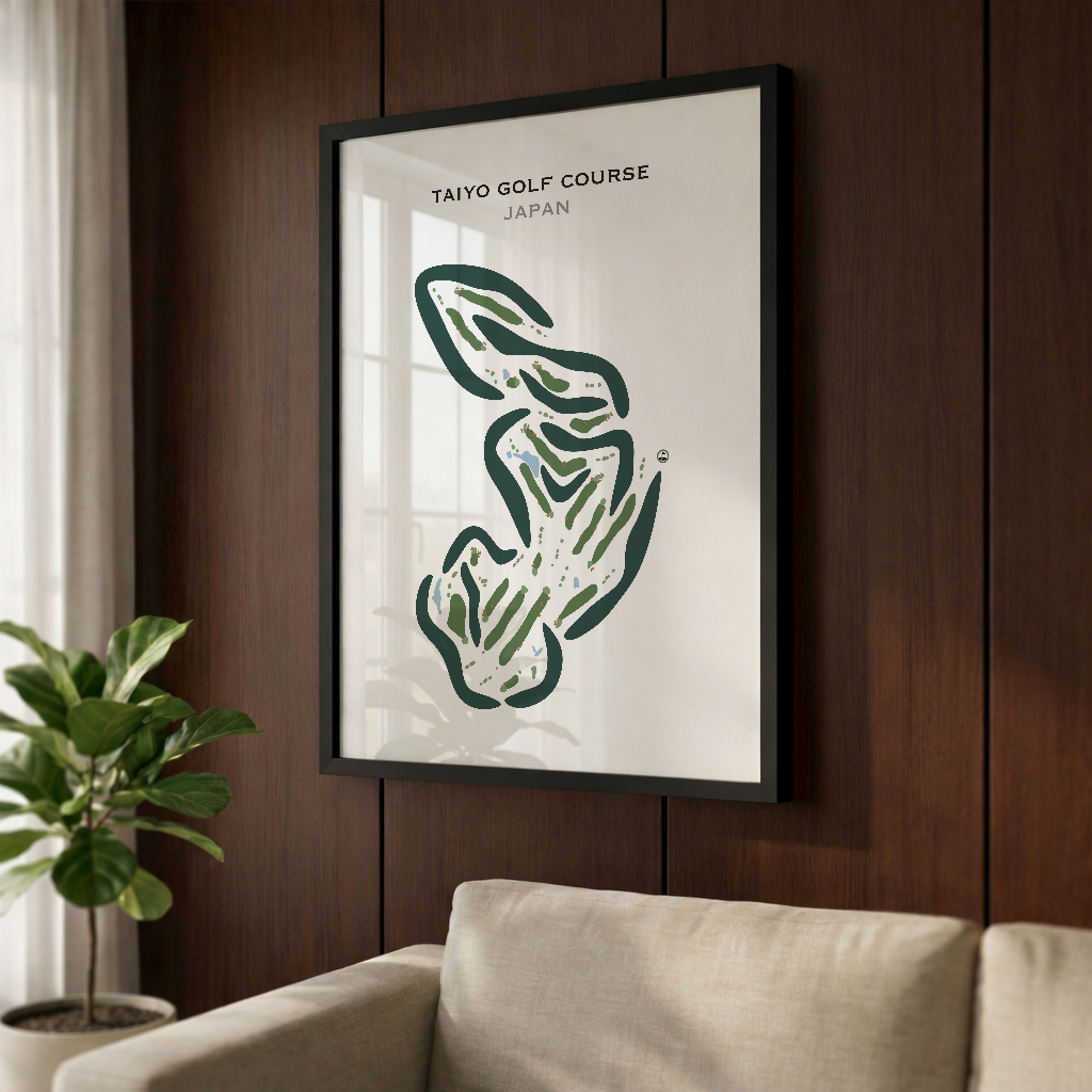 Taiyo Golf Course, Japan - Printed Golf Courses