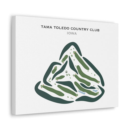 Tama Toledo Country Club, Iowa - Printed Golf Courses