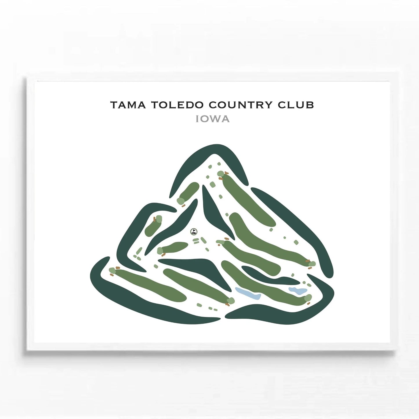 Tama Toledo Country Club, Iowa - Printed Golf Courses