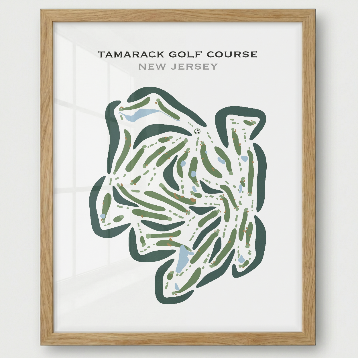 Tamarack Golf Course, New Jersey - Printed Golf Courses