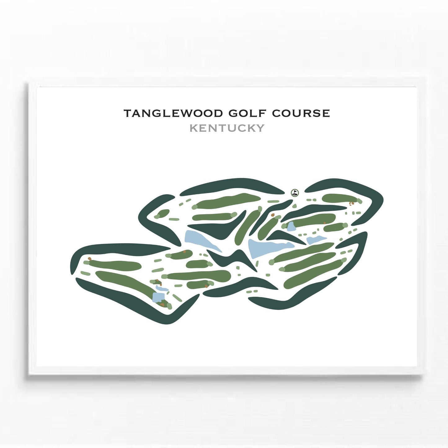 Tanglewood Golf Course, Kentucky - Printed Golf Courses