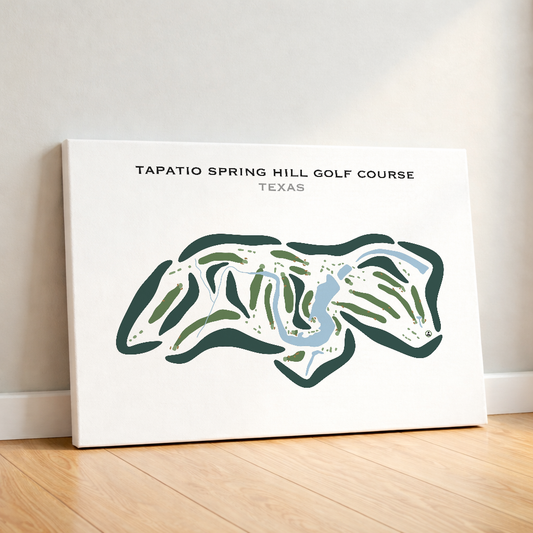 Tapatio Spring Hill Golf Course, Texas - Printed Golf Courses