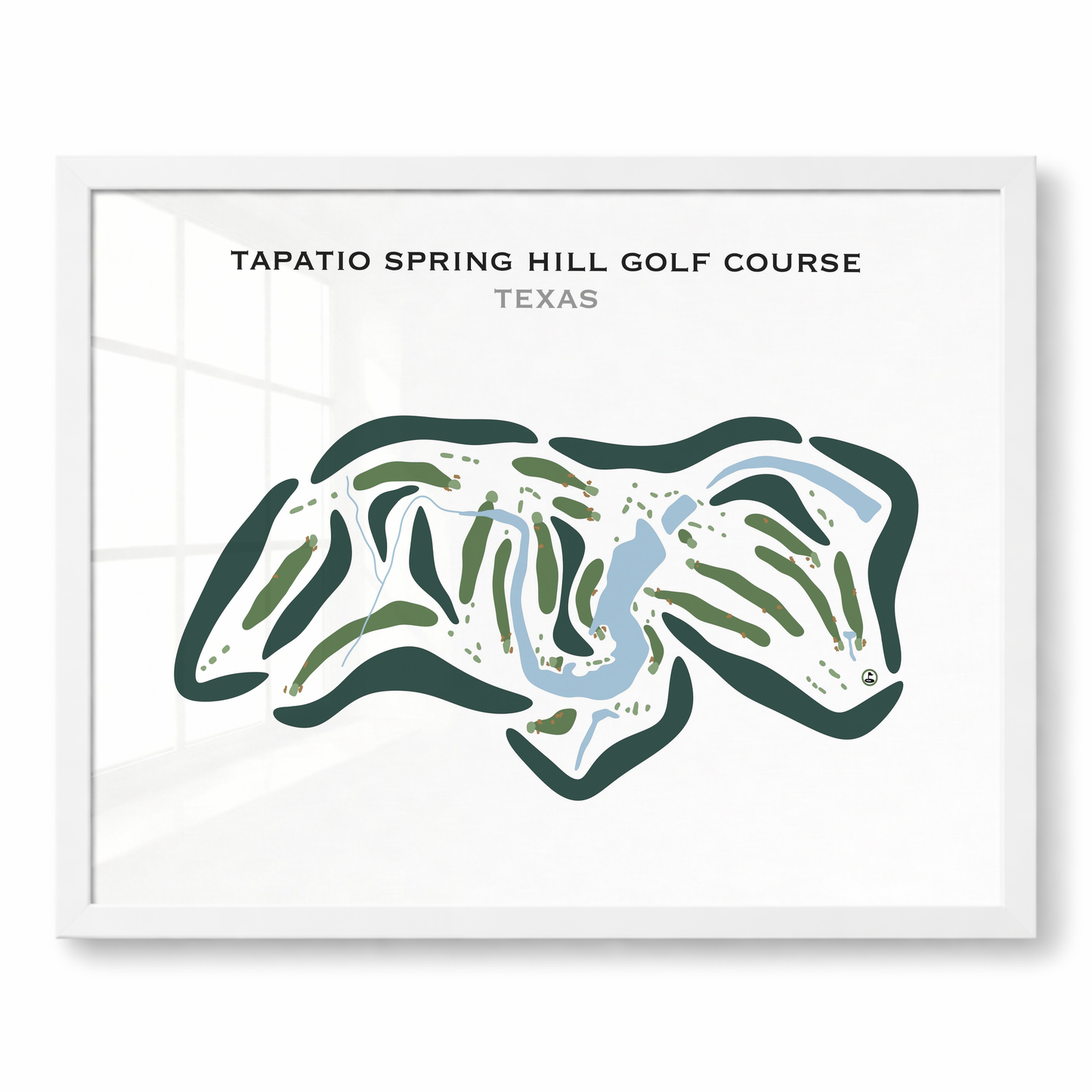 Tapatio Spring Hill Golf Course, Texas - Printed Golf Courses