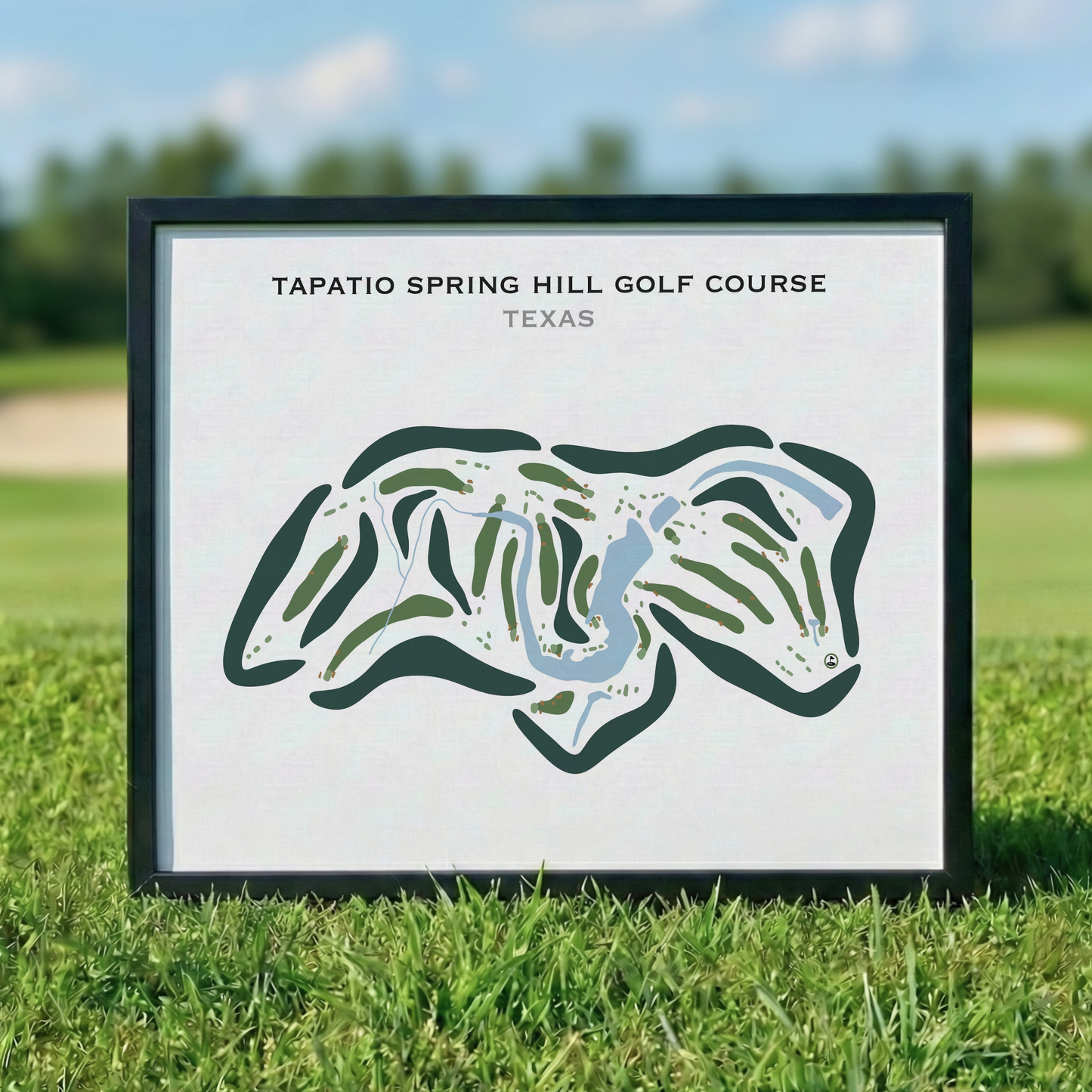Tapatio Springs Hill Golf Course, Texas - Printed Golf Courses