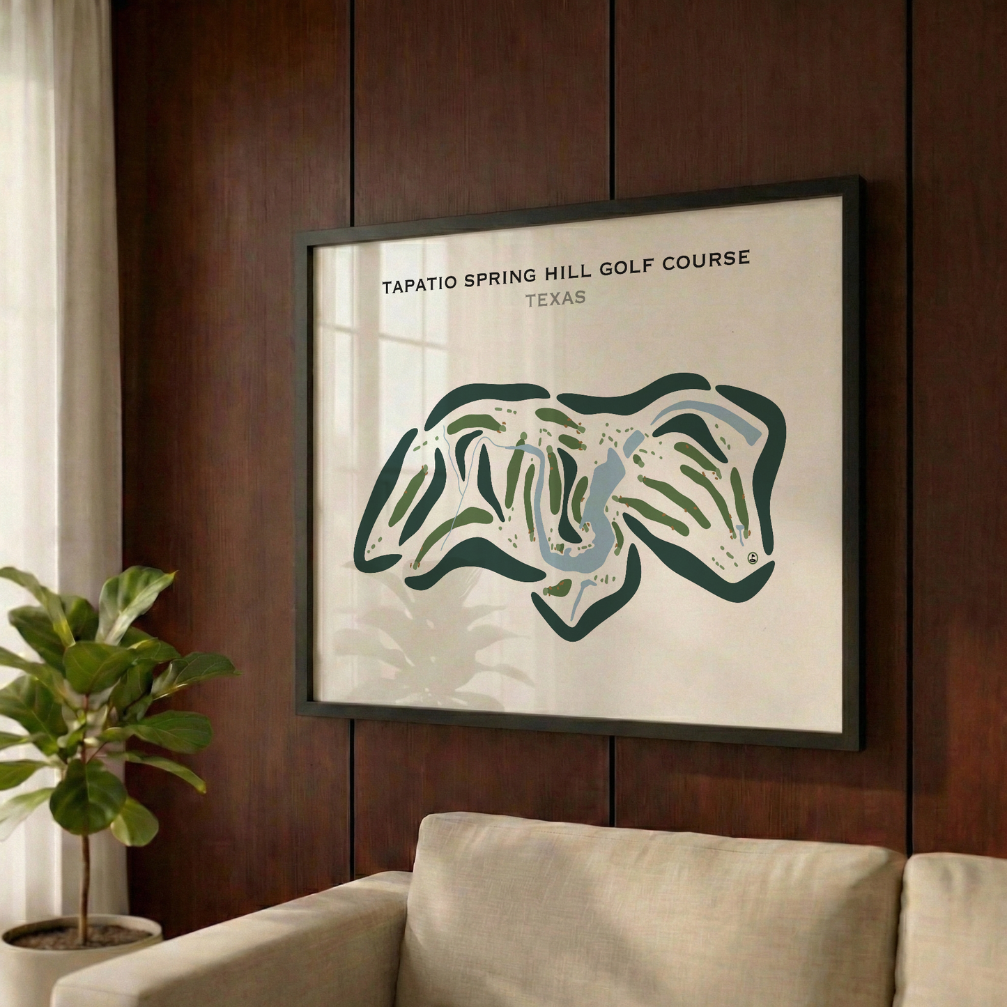 Tapatio Spring Hill Golf Course, Texas - Printed Golf Courses