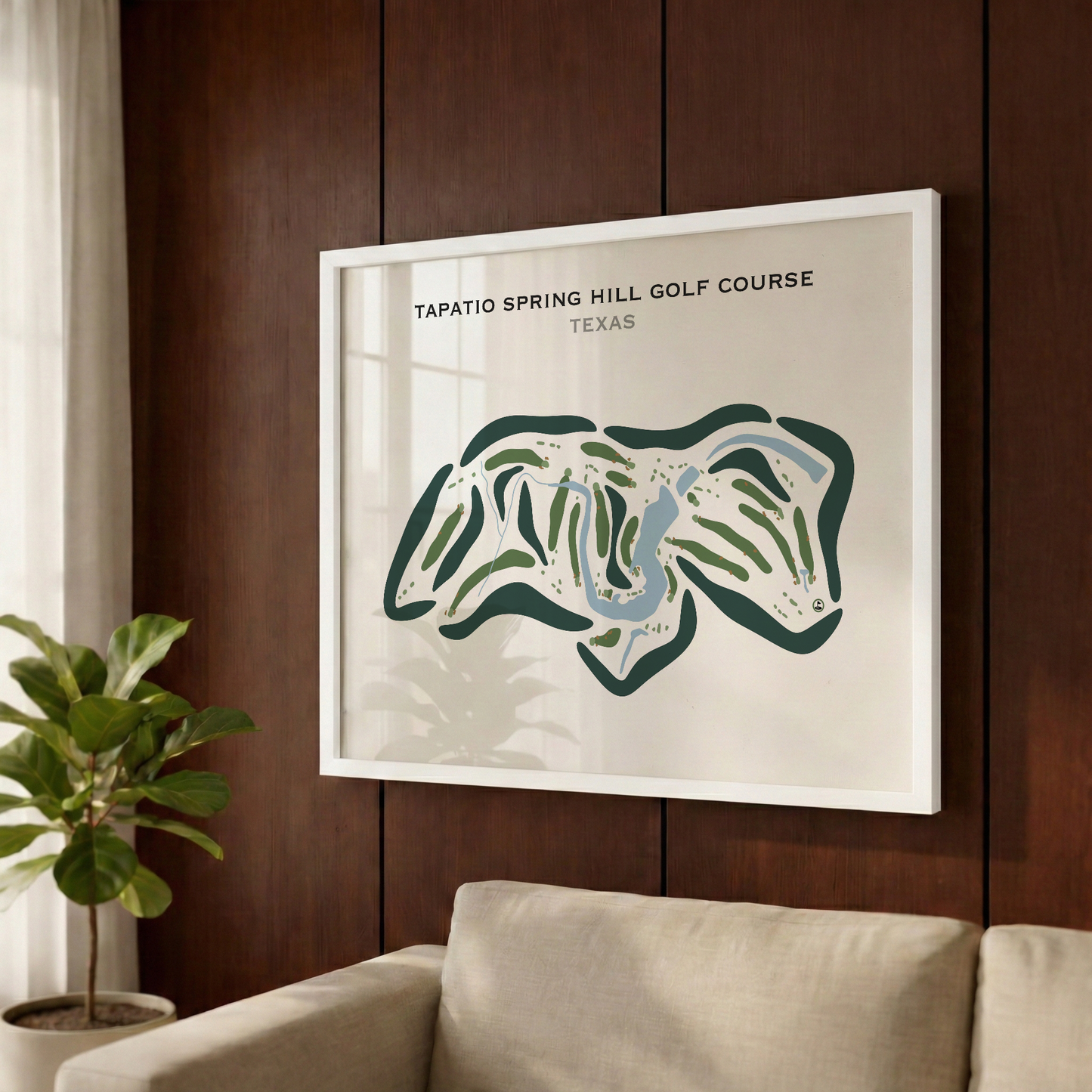Tapatio Spring Hill Golf Course, Texas - Printed Golf Courses