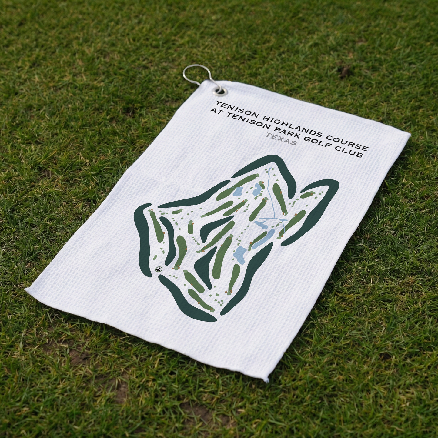 Tenison Highlands Course at Tenison Park Golf Club, Texas - Printed Golf Courses
