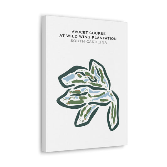 The Avocet Course - Wild Wing Plantation, South Carolina - Printed Golf Courses
