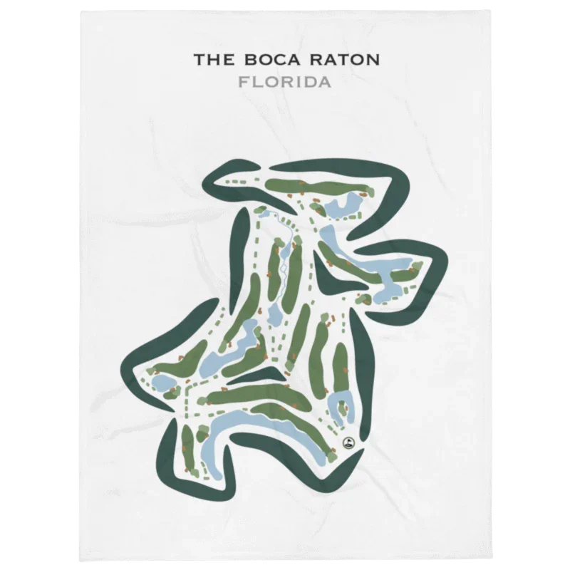 The Boca Raton, Florida - Printed Golf Courses