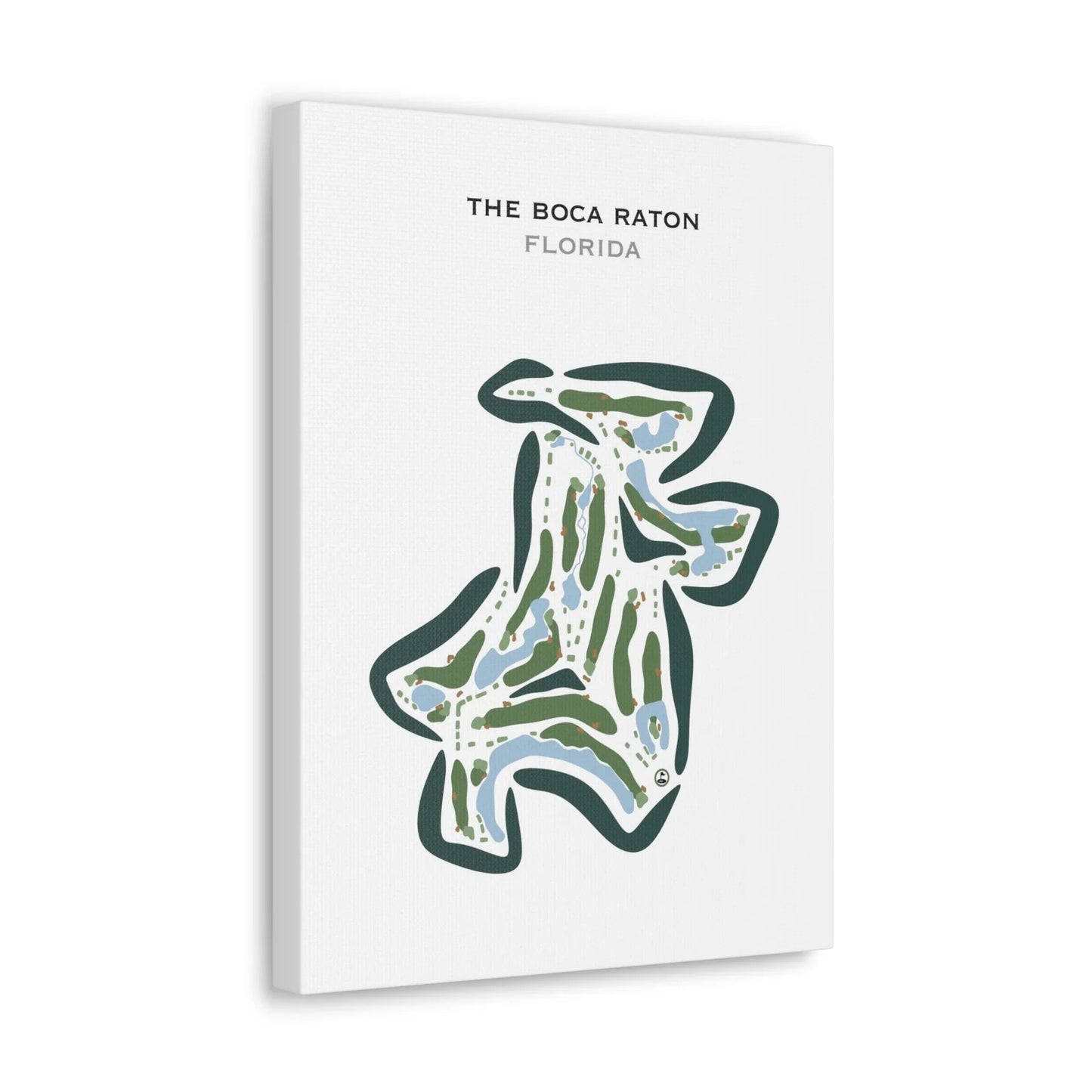 The Boca Raton, Florida - Printed Golf Courses