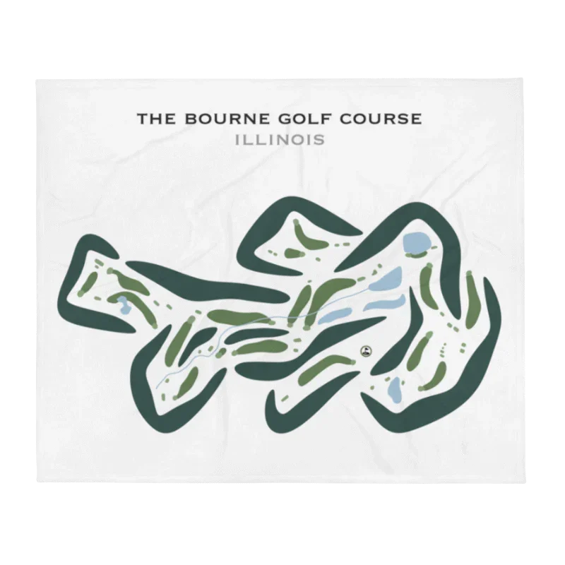 The Bourne Golf Course, Illinois - Printed Golf Courses