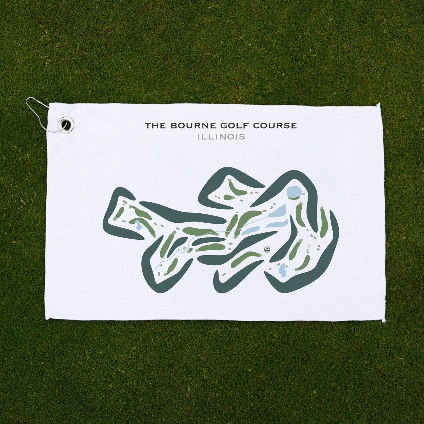 The Bourne Golf Course, Illinois - Printed Golf Courses