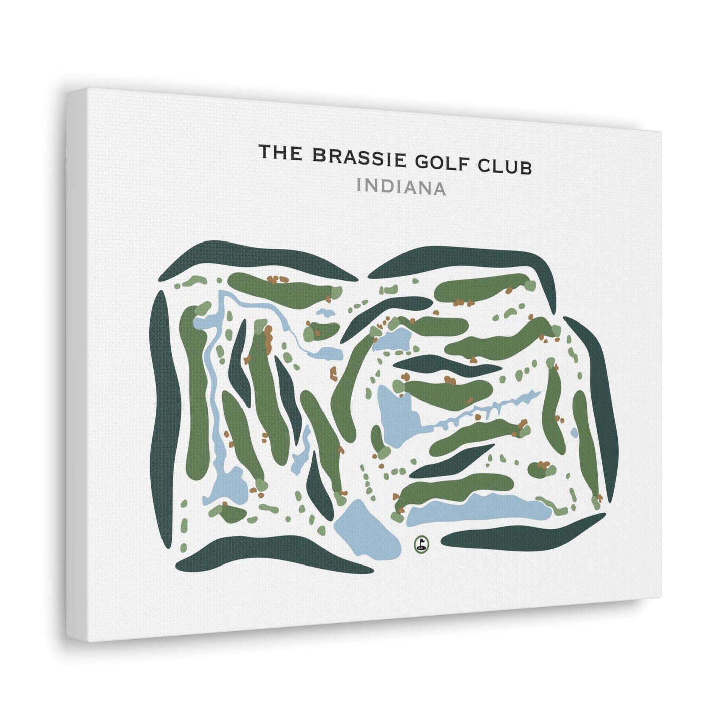 The Brassie Golf Club, Indiana - Printed Golf Courses