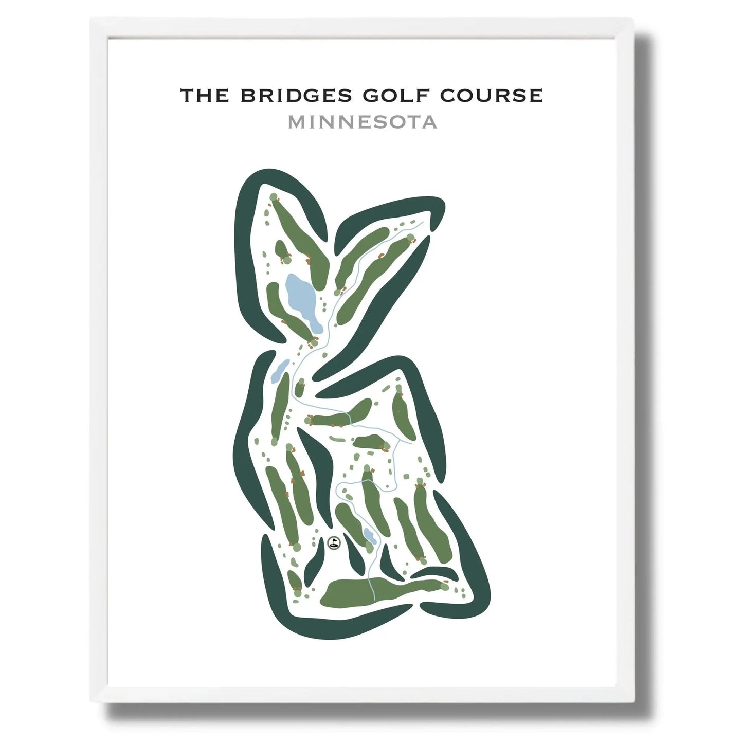 The Bridges Golf Course, Minnesota - Printed Golf Courses
