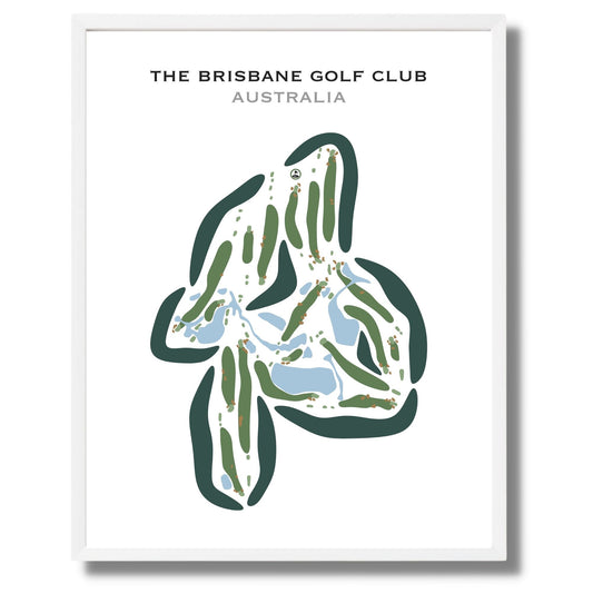 The Brisbane Golf Club, Australia - Printed Golf Courses