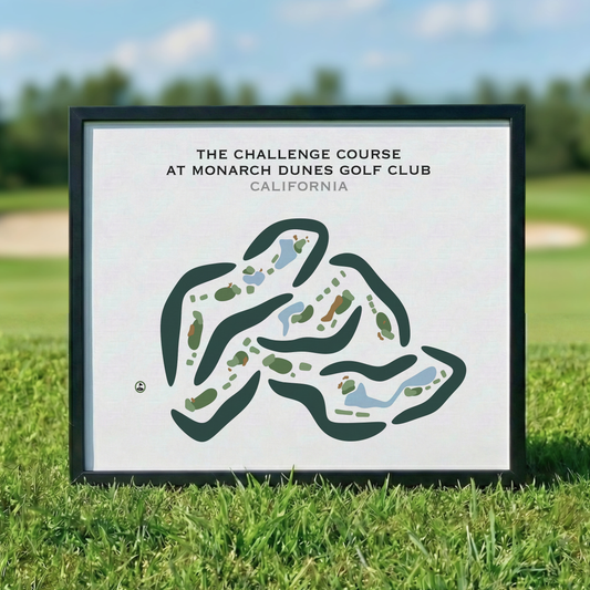 The Challenge Course at Monarch Dunes Golf Club, California - Printed Golf Courses