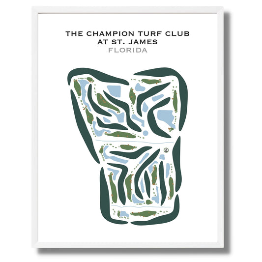 The Champion Turf Club at St. James, Florida - Printed Golf Courses