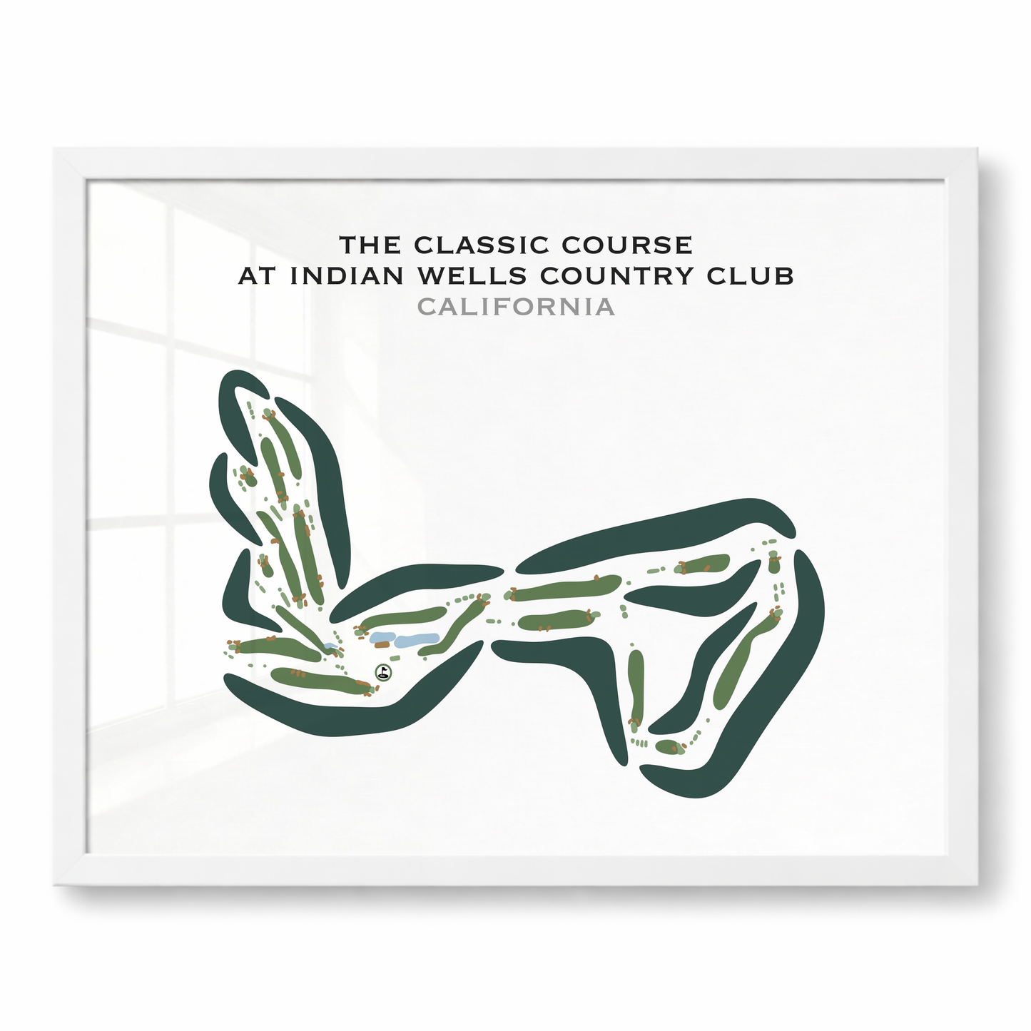 The Classic Course at Indian Wells Country Club, California - Printed Golf Courses