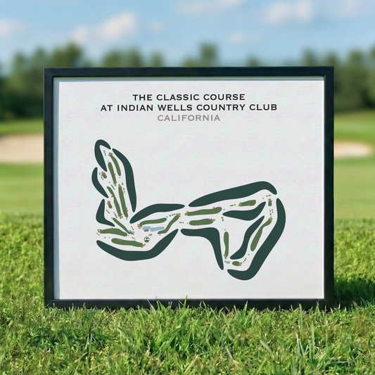The Classic Course at Indian Wells Country Club, California - Printed Golf Courses