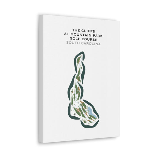 The Cliffs at Mountain Park - Golf Course, South Carolina - Printed Golf Courses
