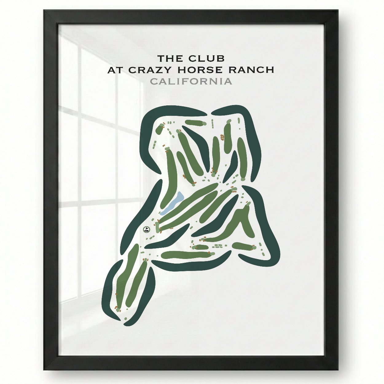 The Club at Crazy Horse Ranch, California - Printed Golf Courses